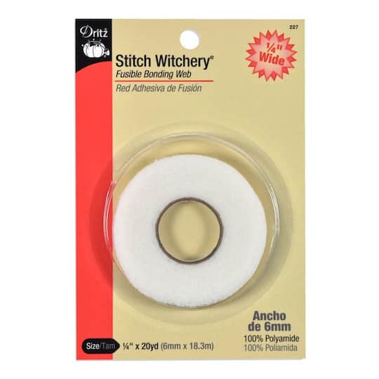 Dritz; Stitch Witchery Regular Weight - 1/4" x 20 Yards; Category:Interfacing & Stabilizers; Image:1